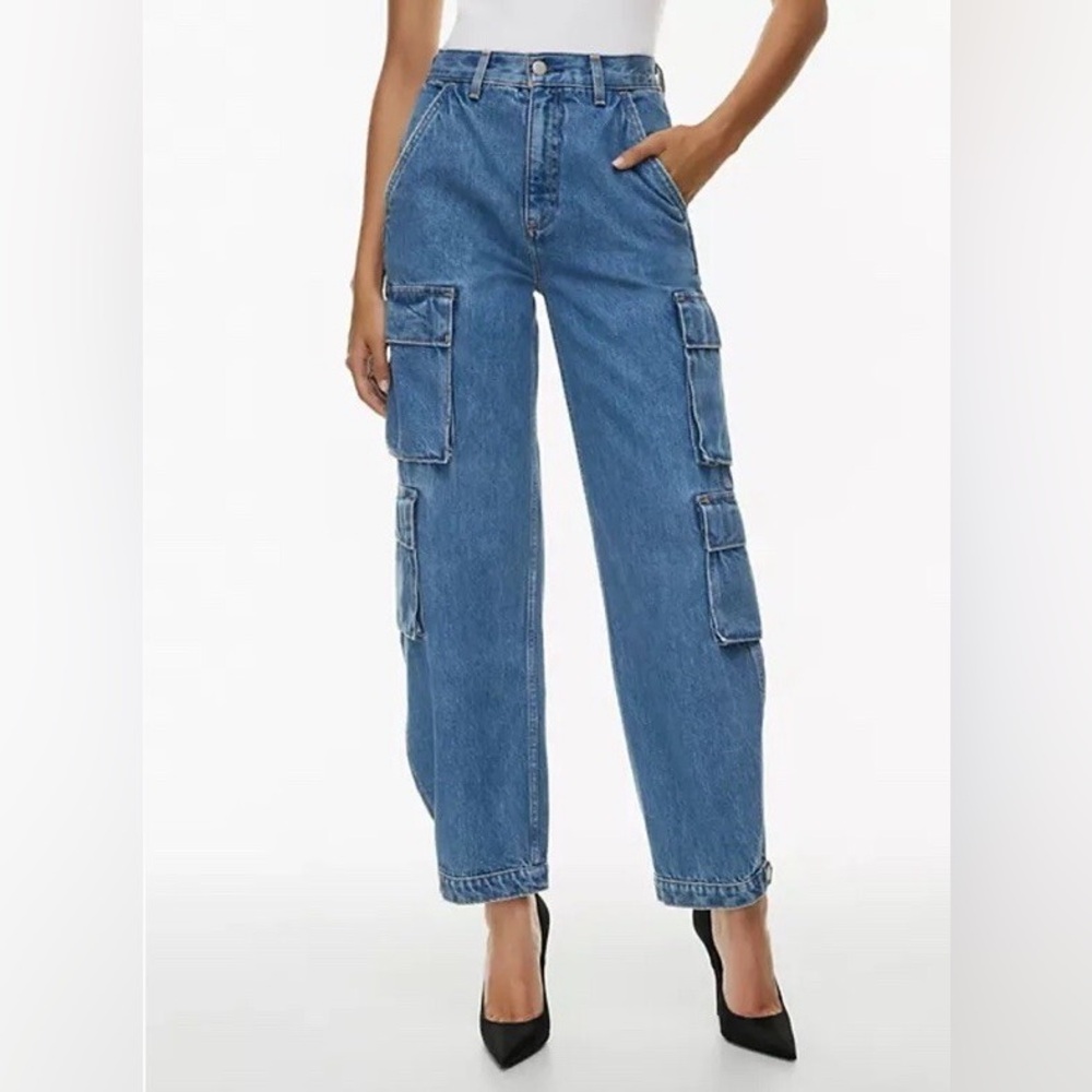 ARITZIA Denim Forum The '90s Millie Hi-rise Cargo Jean